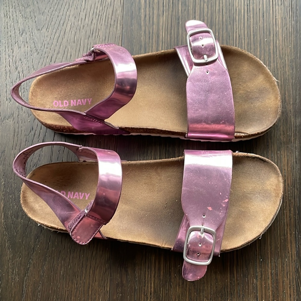 Old Navy Pink Metallic Sandals